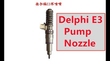 Delphi E3 Pump Nozzle Disassembly and Assembly Video 德尔福E3泵喷嘴拆装视频