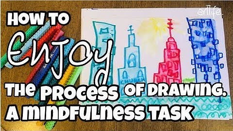 ART VIDEO: How to enjoy the process of drawing with Kerri Bevis #art #artlife