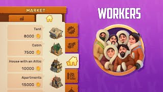 Klondike Adventures: How to Get More WORKERS 👷 screenshot 5