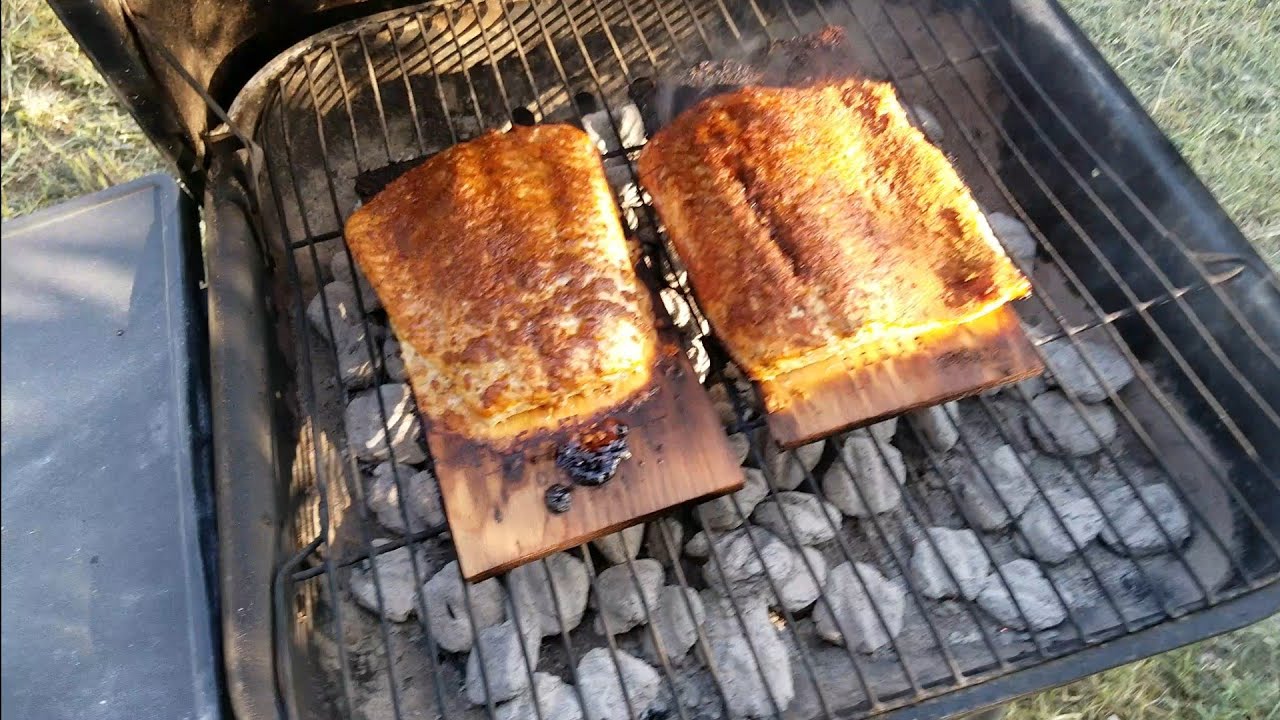 Grilled Salmon With Peach/Avocado Salsa - YouTube