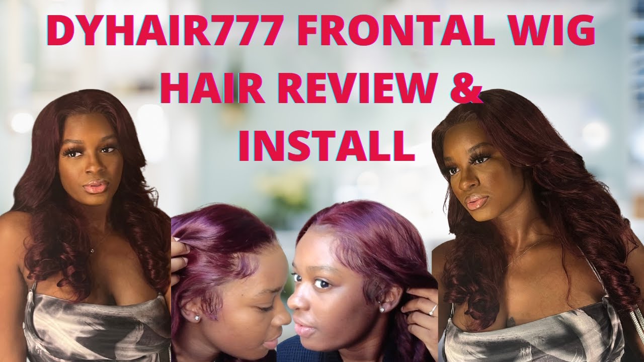 DYHAIR 777 DOUBLE DRAWN 99 J LOOSE FRONTAL WIG INSTALL AND REVIEW | EUMETRIA