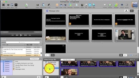 ProPresenter 5 Tutorials:  More about hot folders