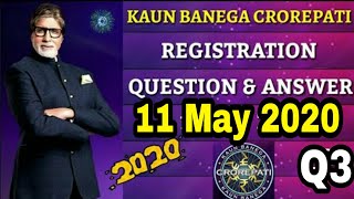 KBC Question and Answer 2020 | KBC 2020 11 May Question and answers | Koun Banega Crorepati 2020 screenshot 5