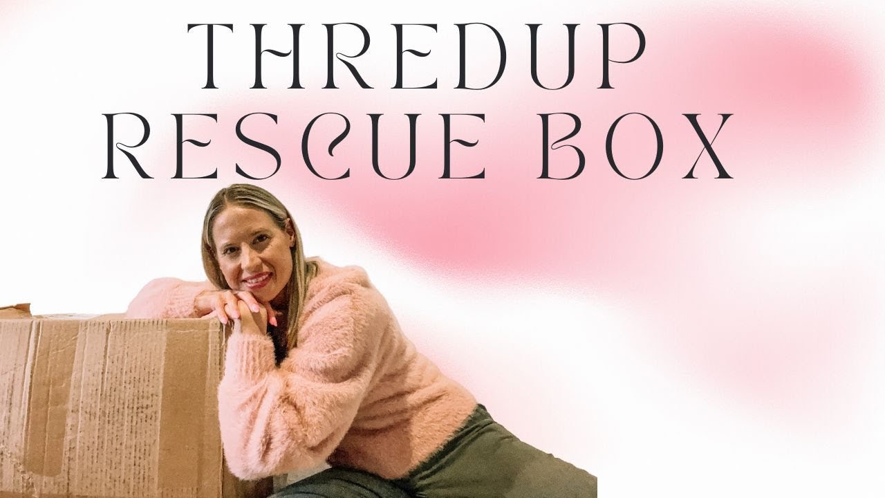 ThredUP Rescue Box Haul to RESELL on Poshmark &  