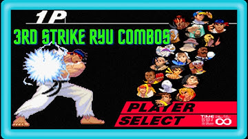 Ryu Combos | 3rd Strike [For Beginners]