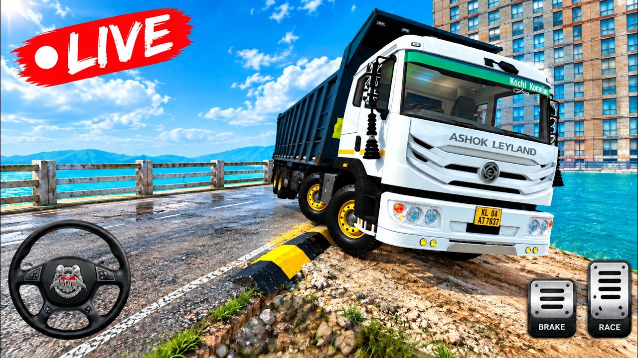 TThis Speed Breaker Is CRAZY 😱🚛 | Heavy Truck Driving Gameplay Bussid Mod New Android Gameplay  #8