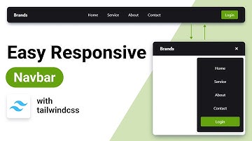 How to Create Responsive Navbar using Tailwind CSS. Quick and Easy