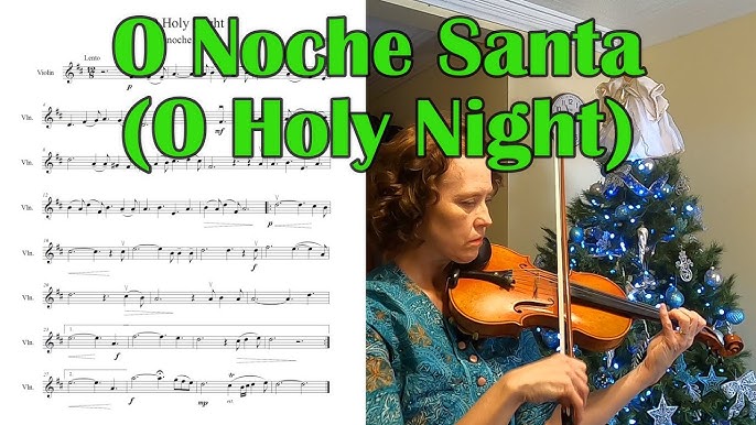 O Holy Night Partitura de Viola Villancico Noche Santa 