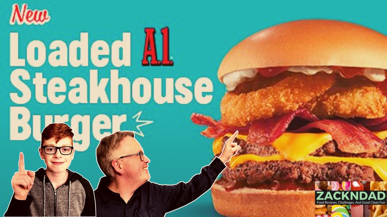 Dairy Queen's® NEW & TASTY Loaded A1® Steakhouse Burger ZacknDad