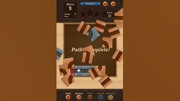 Roll the Ball slide puzzle Moving H Pack Level 12 Solution