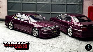 Vertex Toyota Mark II JZX100 Purple by Tarmac Works Global64 | UNBOXING and REVIEW