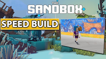 The Sandbox Game - Voxedit Speed Build Making AXIE | Blockchain Gaming
