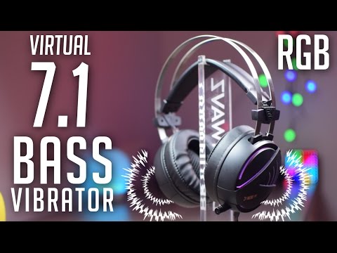 Gamdias HEBE M1 RGB - Gaming Headphones with Bass Vibrator