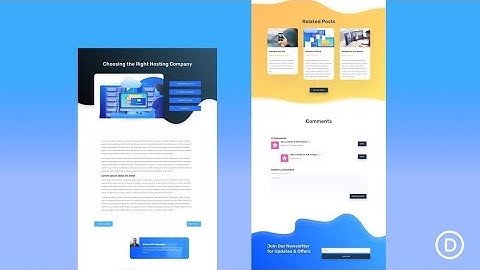 Get a FREE Blog Post Template for Divi