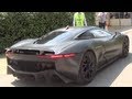 Jaguar cx75 sound  accelerations and driving scenes