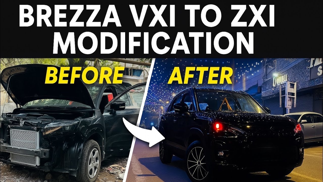 Brezza 2026 Modified with Genuine Items Brezza Lxi Cng Modifications ...