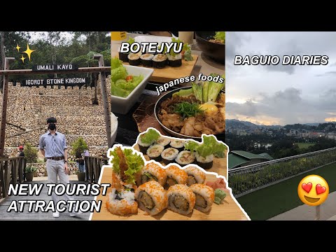 BAGUIO DIARIES Ep. 03: Strawberry Farm, Burnham Park, Igorot Stone Kingdom + BOTEJYU Japanese Foods