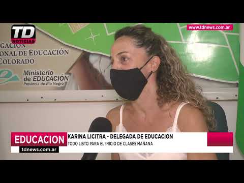 KARINA LICITRA TODO LISTO PARA EL INICIO DE CLASES MAÑANA 02 03 21