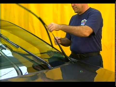 How to apply a WATER REPELLENT / Rain-X on a semi-truck WINDSHIELD