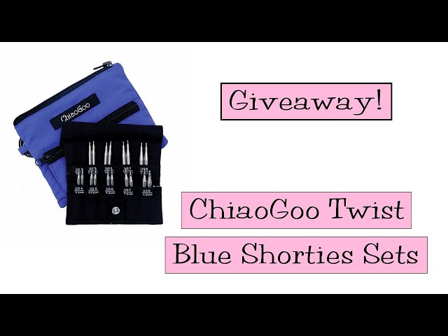 ChiaoGoo TWIST Blue Shorties Set