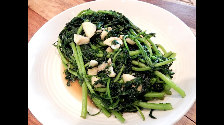 S1Ep41-Stir Fry Chrysanthemum Leaves-Tong Ho with ...