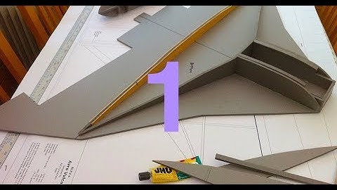 Part 1 - A talk about Depron & my Avro Vulcan build 1100mm wingspan