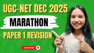 UGC-NET Paper 1 Marathon Dec 2025 by Sudha Ma