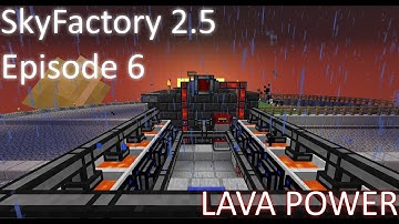 Modded Minecraft - SkyFactory #6: Lava Power and Auto Sieve!