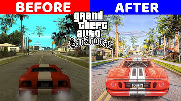 GTA San Andreas Best Realistic Graphics Mod (IV Graphics) For Low End PC!