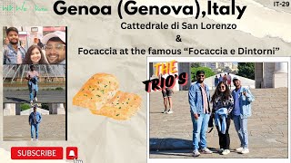 Cattedrale di San Lorenzo & Focaccia at Genova,Italy-Day 1 continued || IT- 29 || Italy || We & Data