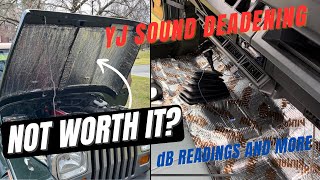 ULTIMATE Guide to Quieting your Jeep Wrangler YJ: Comfortable Daily Driver