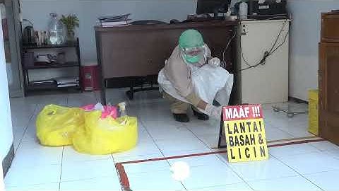 Simulasi Penangan Limbah Infeksius UPTD Puskesmas Prajekan