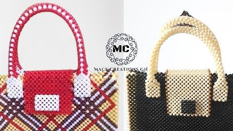 HOW TO MAKE A BEADED BAG HANDLE // EASY AND SIMPLE WAY
