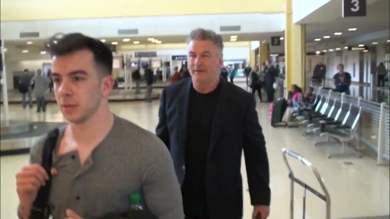 WILD Alec Baldwin GOES OFF ON FAN at Washington DC airport YELLING