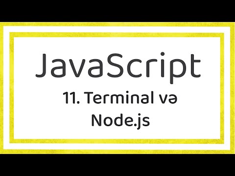 Video: JS node-də gözləmədən istifadə nədir?