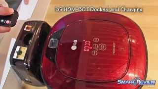 CES 2013 | LG HOM-BOT Square 3.0 Robot Vacuum Demonstration | LRV790R Robotic Vacuum Cleaner