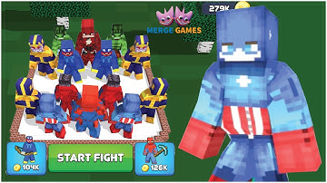 Merge Master Hero Craft: Funny Gameplay All Levels  (iOS,Android) Part 1 - Merge CAPCRAFT Hero