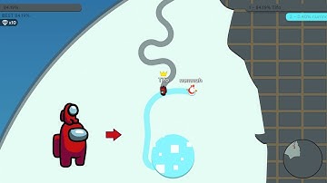 Paper.io 2 Map Control: 100.00% Among Us