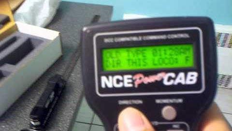 NCE Power Cab How To Consist