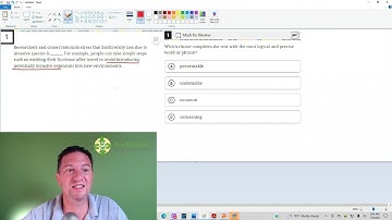 Digital SAT practice test 1, module 1, number 1, reading and writing short