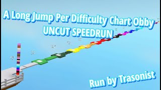 A Long Jump Per Difficulty Chart Obby!