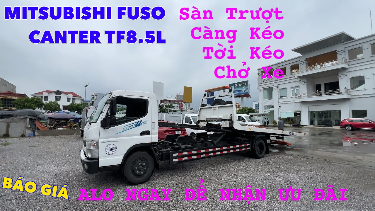 Giới Thiệu Xe Chở Kéo Xe Cứu Hộ Hạng Nhẹ Mitsubishi Fuso Canter TF8.5L