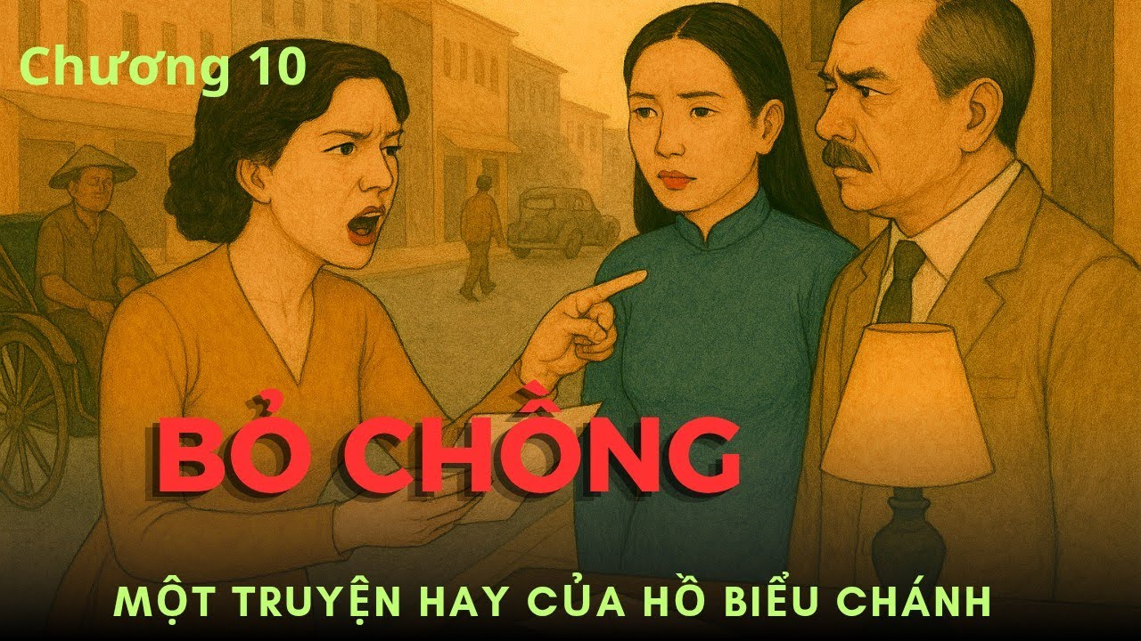 BỎ CHỒNG (chương 10) - TRUYỆN TÌNH CẢM CỦA HỒ BIỂU CHÁNH