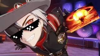 Boothill Blowing Up This Bug Lookin Thing In Currency Wars Honkai Star Rail