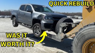 WE WON A WRECKED 2022 CHEVY COLORADO WE REBUILD IT QUICKLY by Niko Brothers 52,823 views 1 month ago 16 minutes
