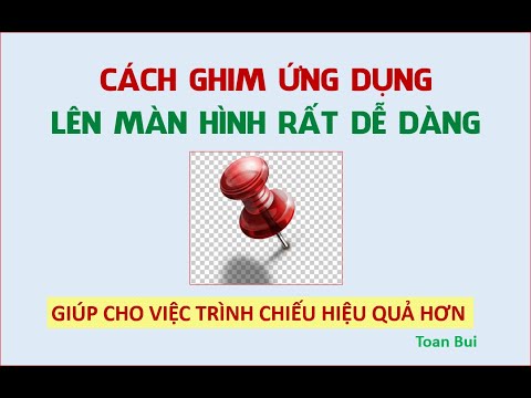 Video [28] Cách Ghim một ứng dụng lên màn hình | Toan Bui - youtube