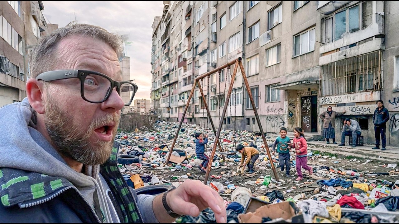 Müll soweit das Auge reicht - Im größten Roma Viertel Europas