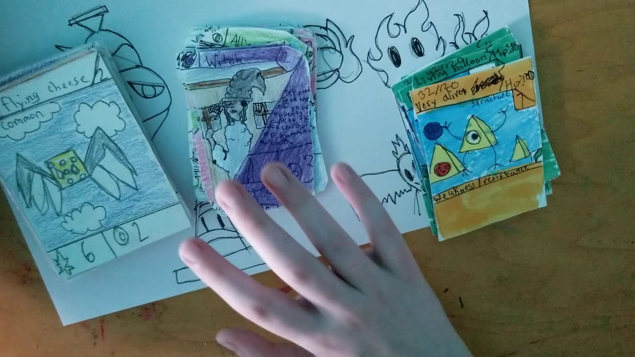How To Improve Your Homemade Tcg Old Card Games I Made YouTube