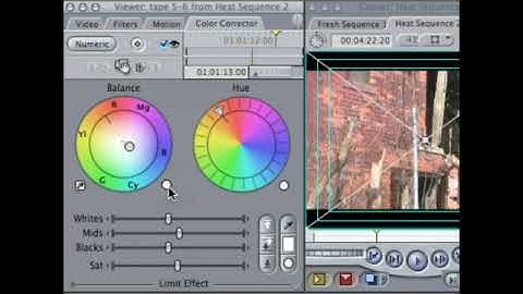 Using the Three-Way Color Corrector in Final Cut Pro 5