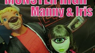 MONSTER HIGH SAN DIEGO COMIC CON EXCLUSIVE MANNY TAUR AND IRIS CLOPS DOLL REVIEW